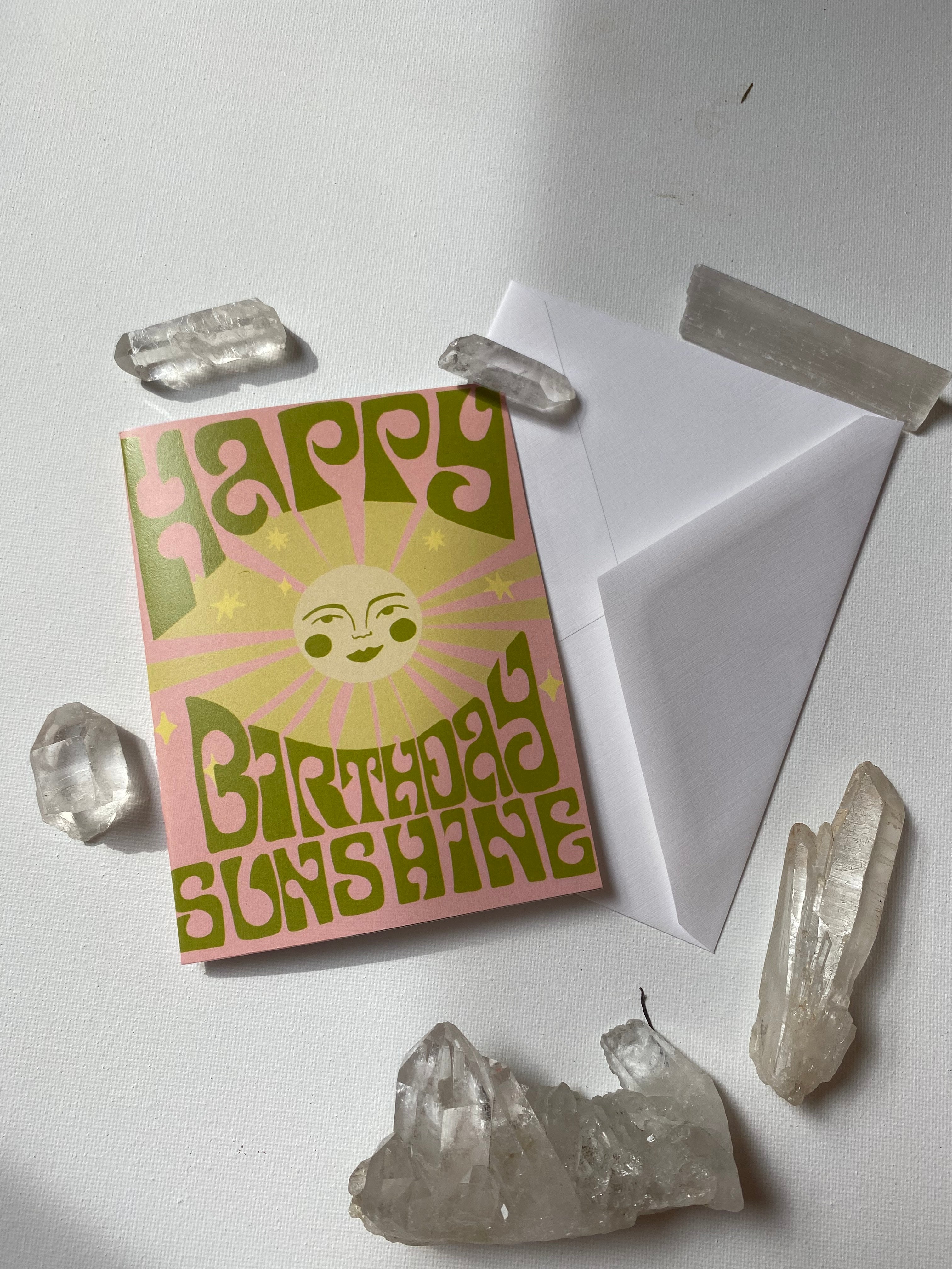 Happy Birthday Sunshine Greeting Card