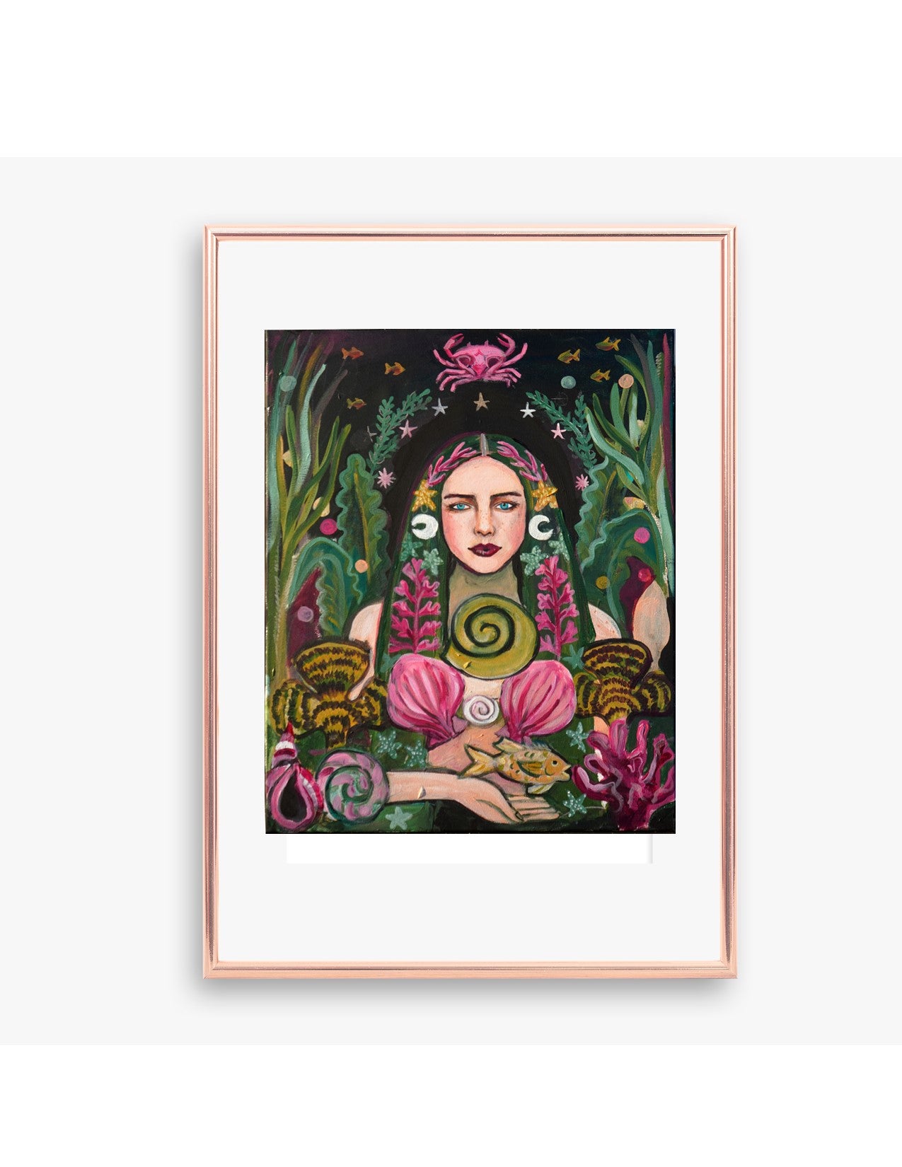 Dark Sea Mermaid Print