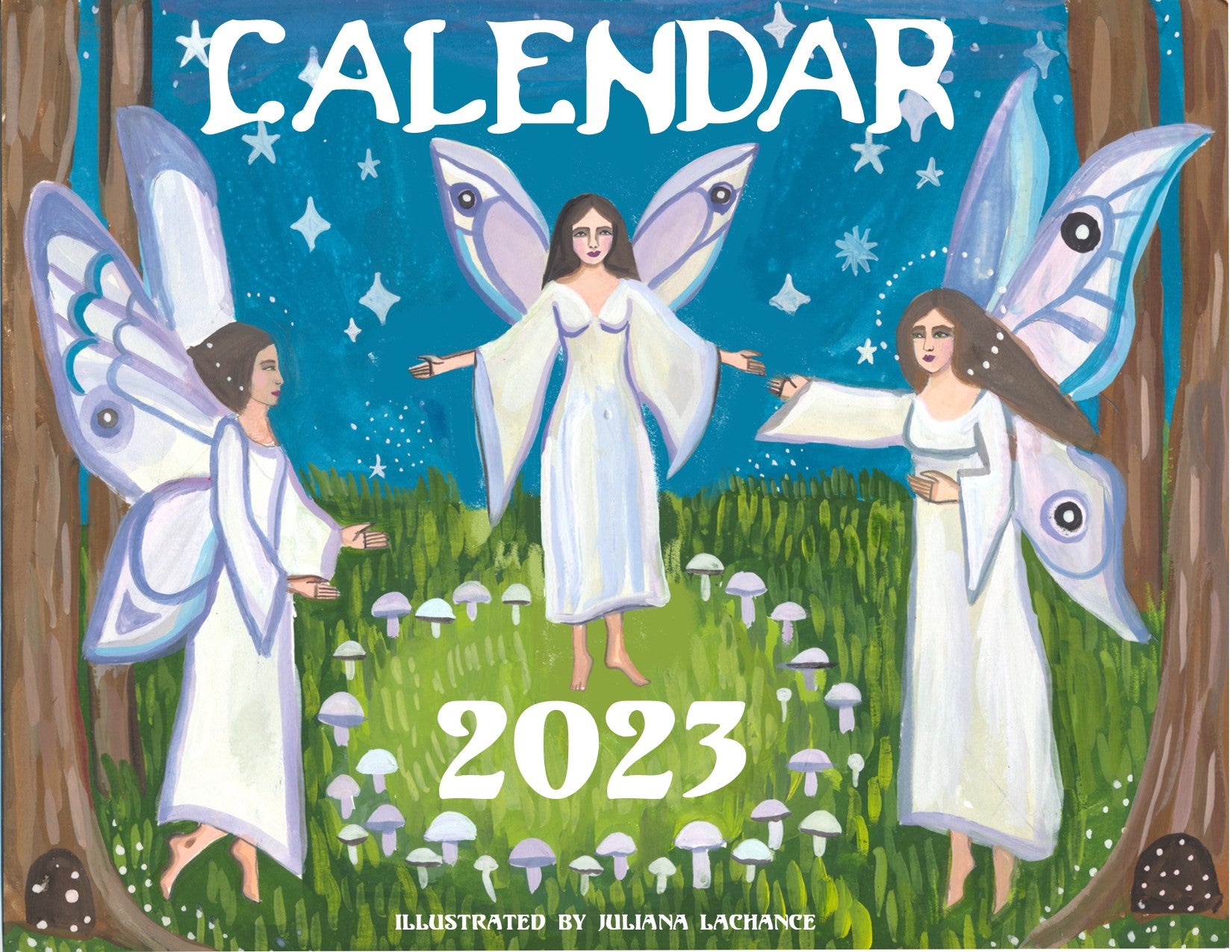 2023 Calendar Pre- order, designed and illustrated by Juliana Lachance, free shipping