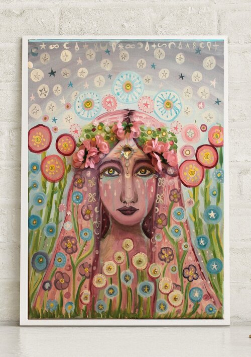 Flower Girl Print