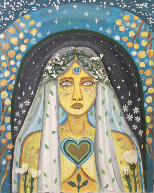 Golden Heart Print