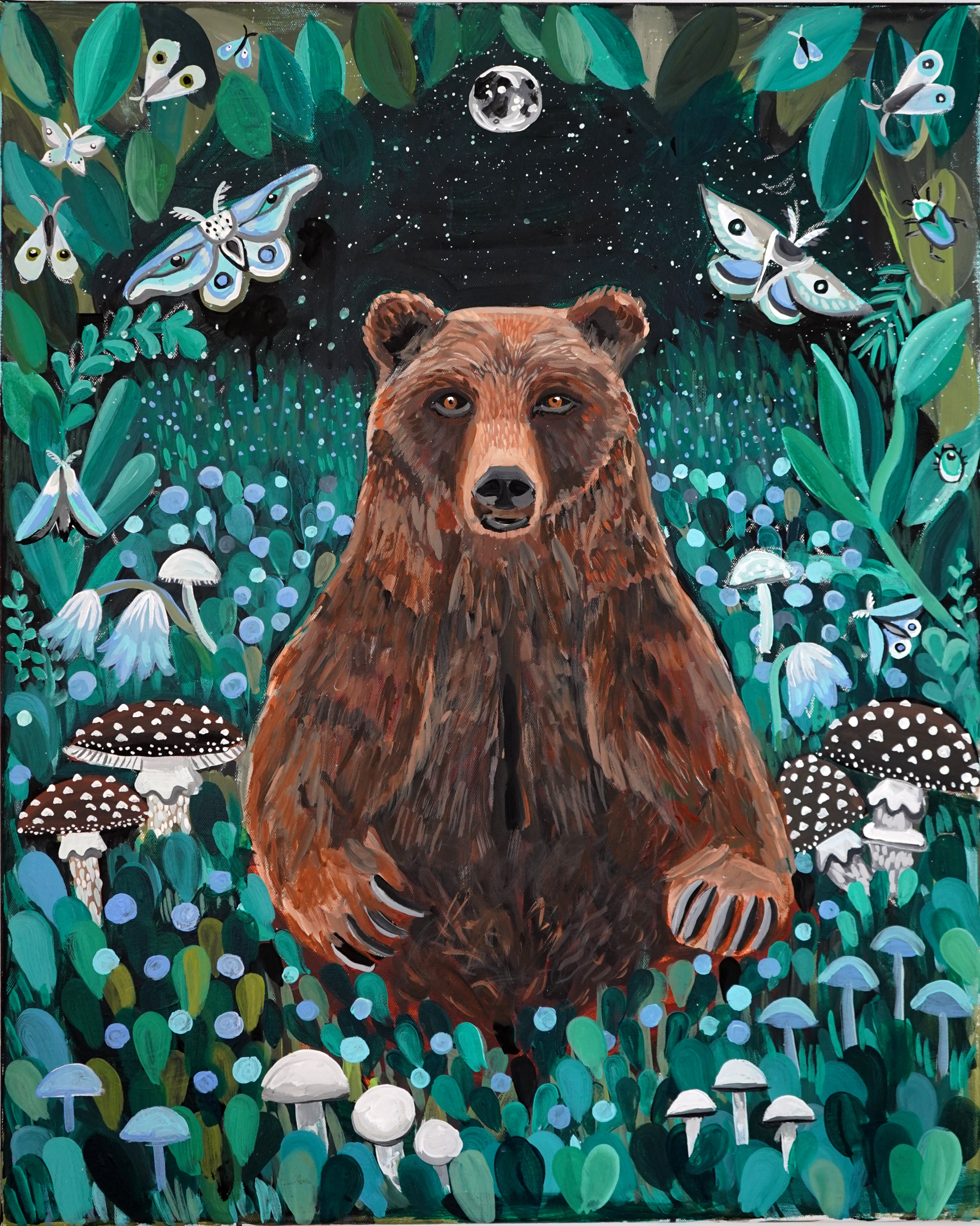 Blue Berry Moon Bear