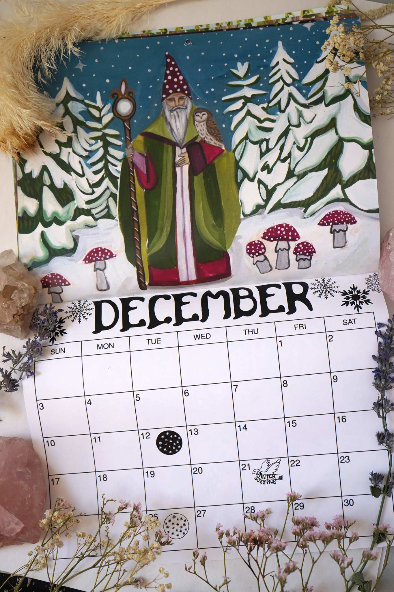 2023 Calendar Pre- order, designed and illustrated by Juliana Lachance, free shipping