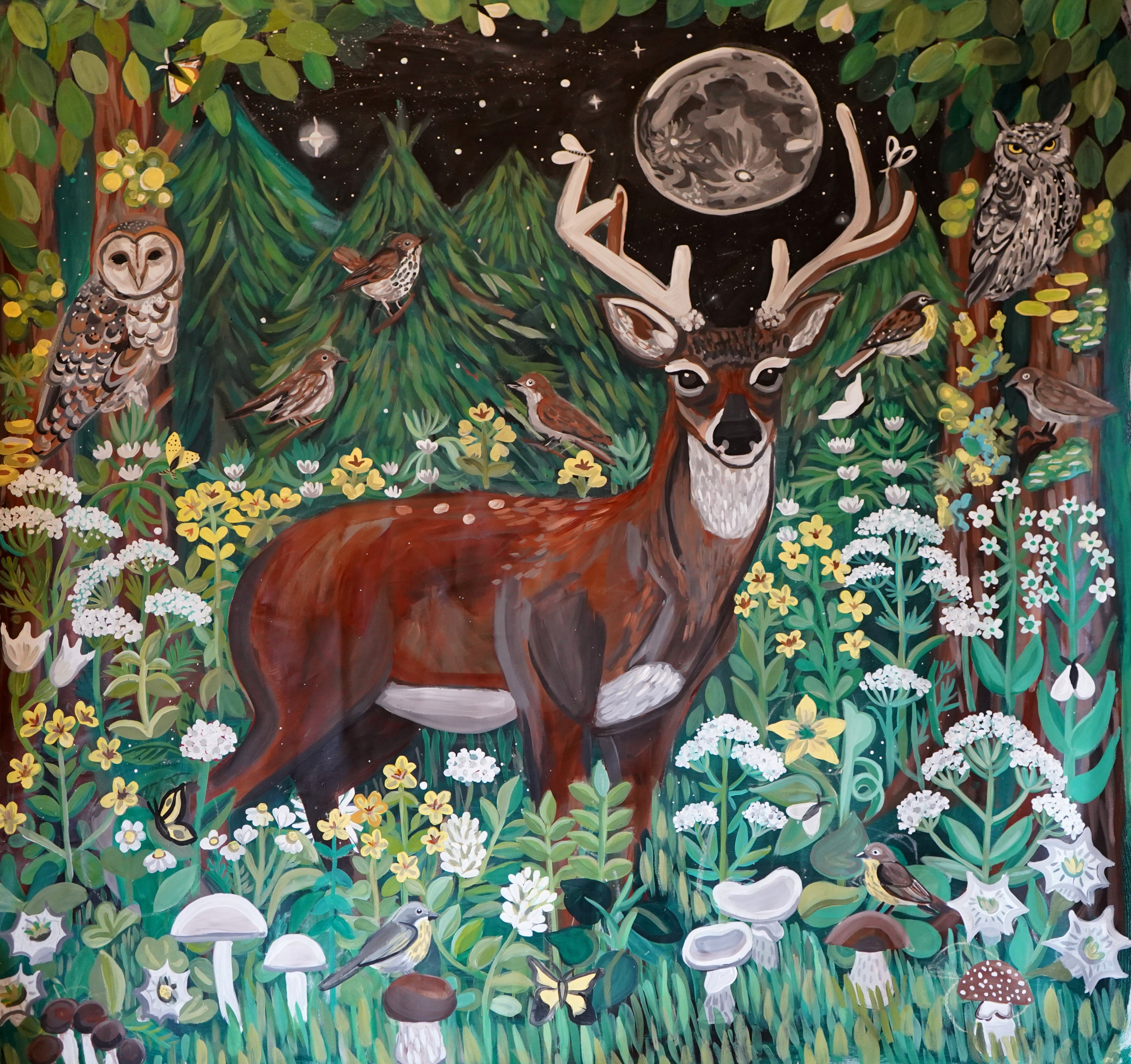 Dark Forest Original Painting