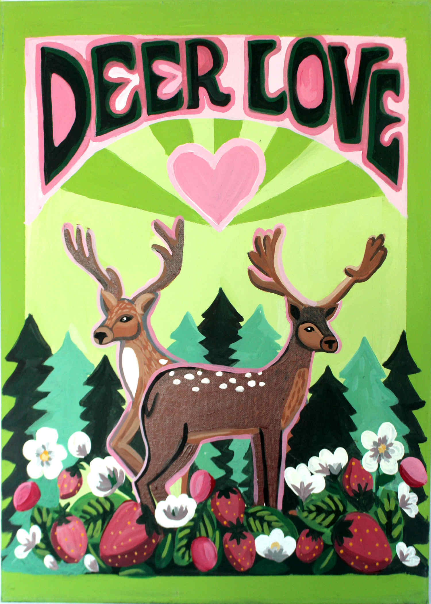 Deer Love Print