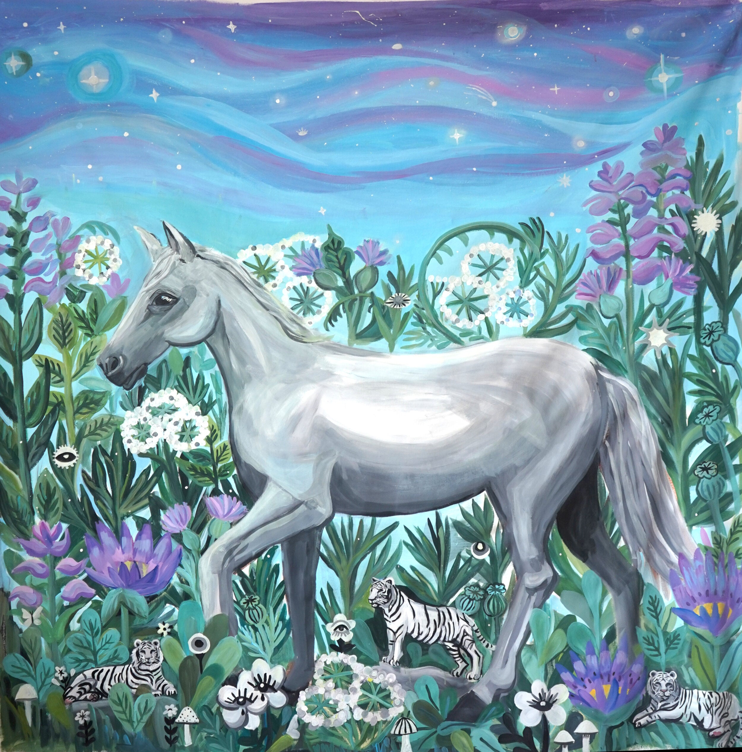 Garden Horse Painting