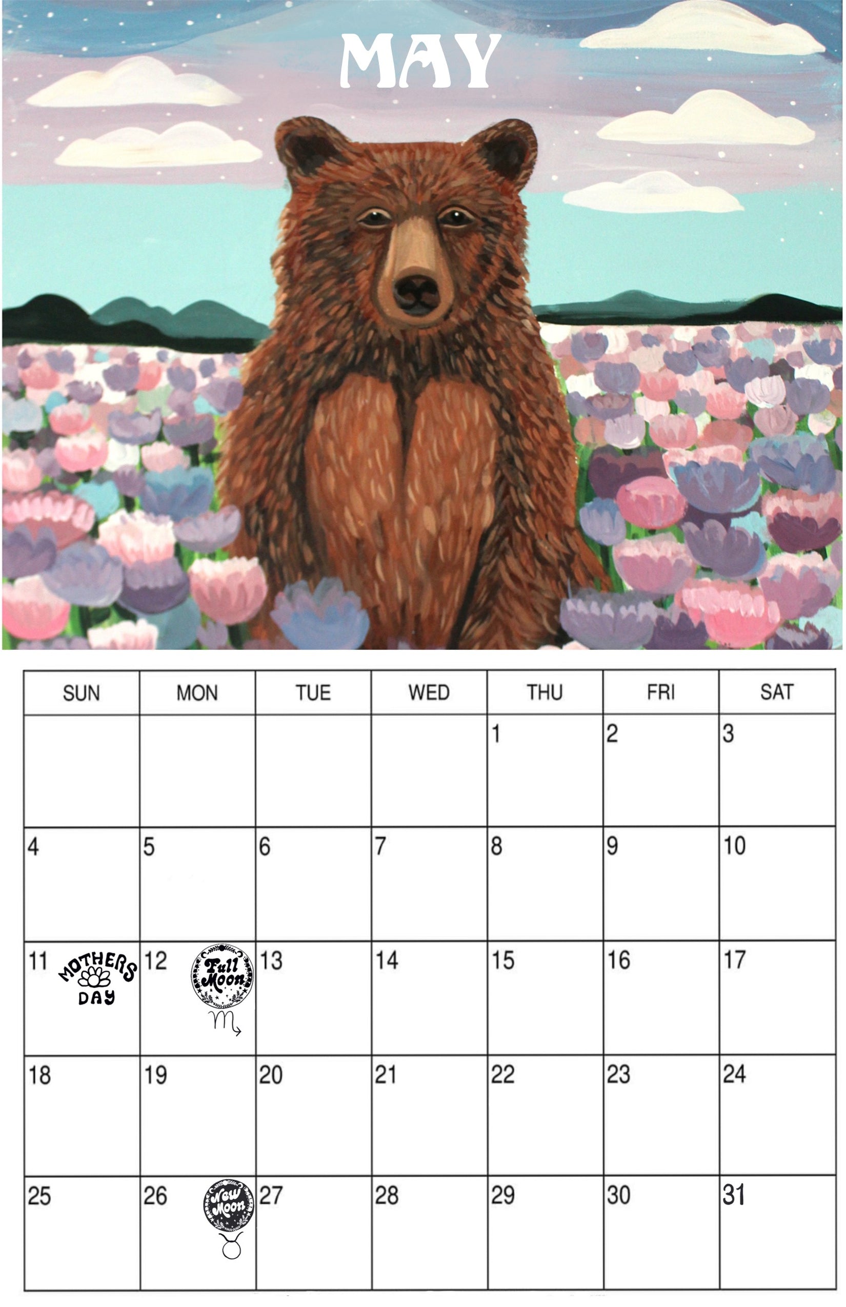 2025 Secret Garden Calendar Preorder