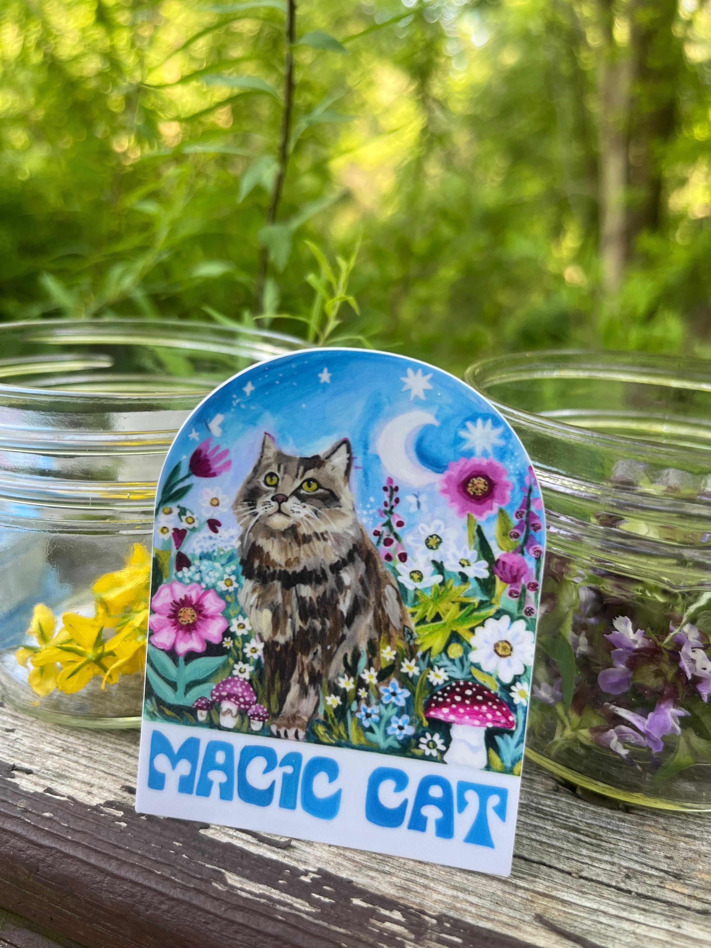 Magic Cat Sticker
