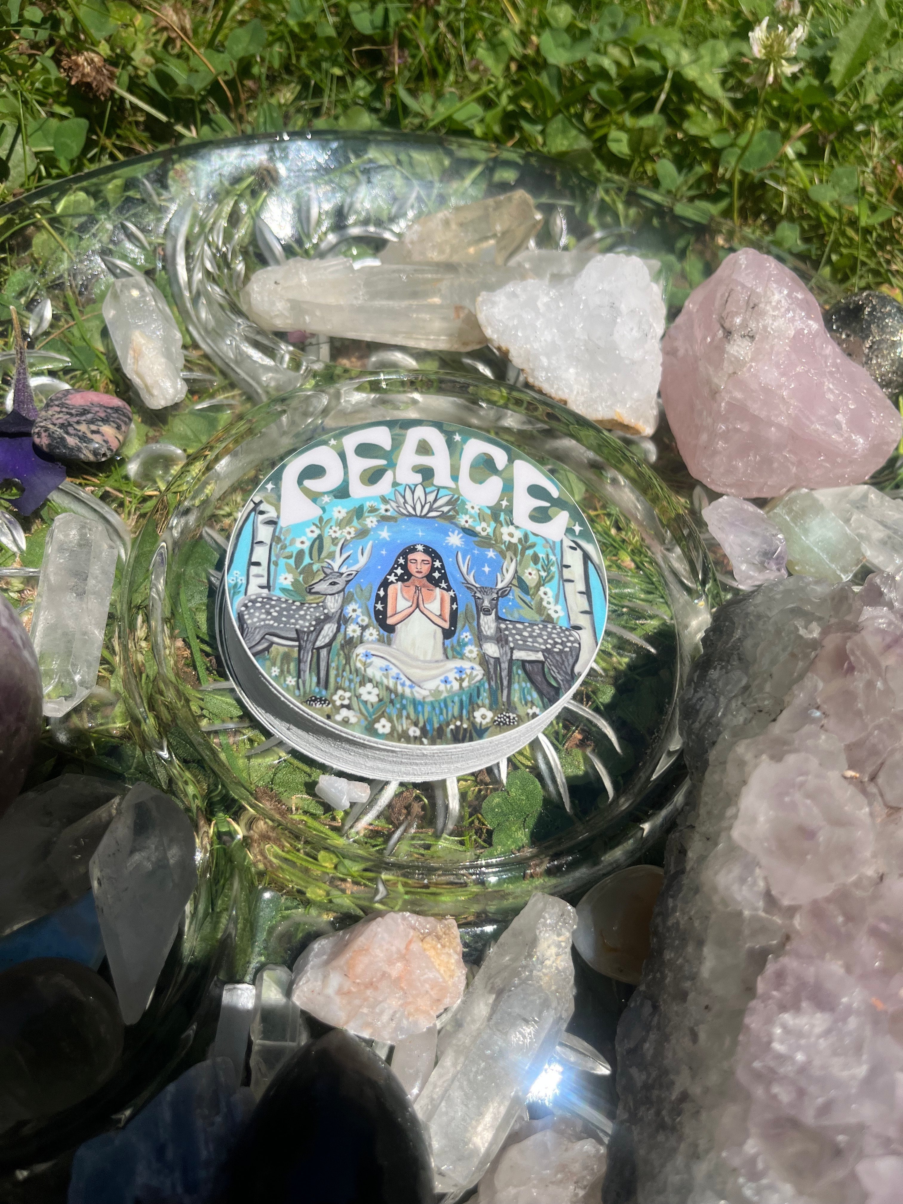 Peace Vinyl Sticker