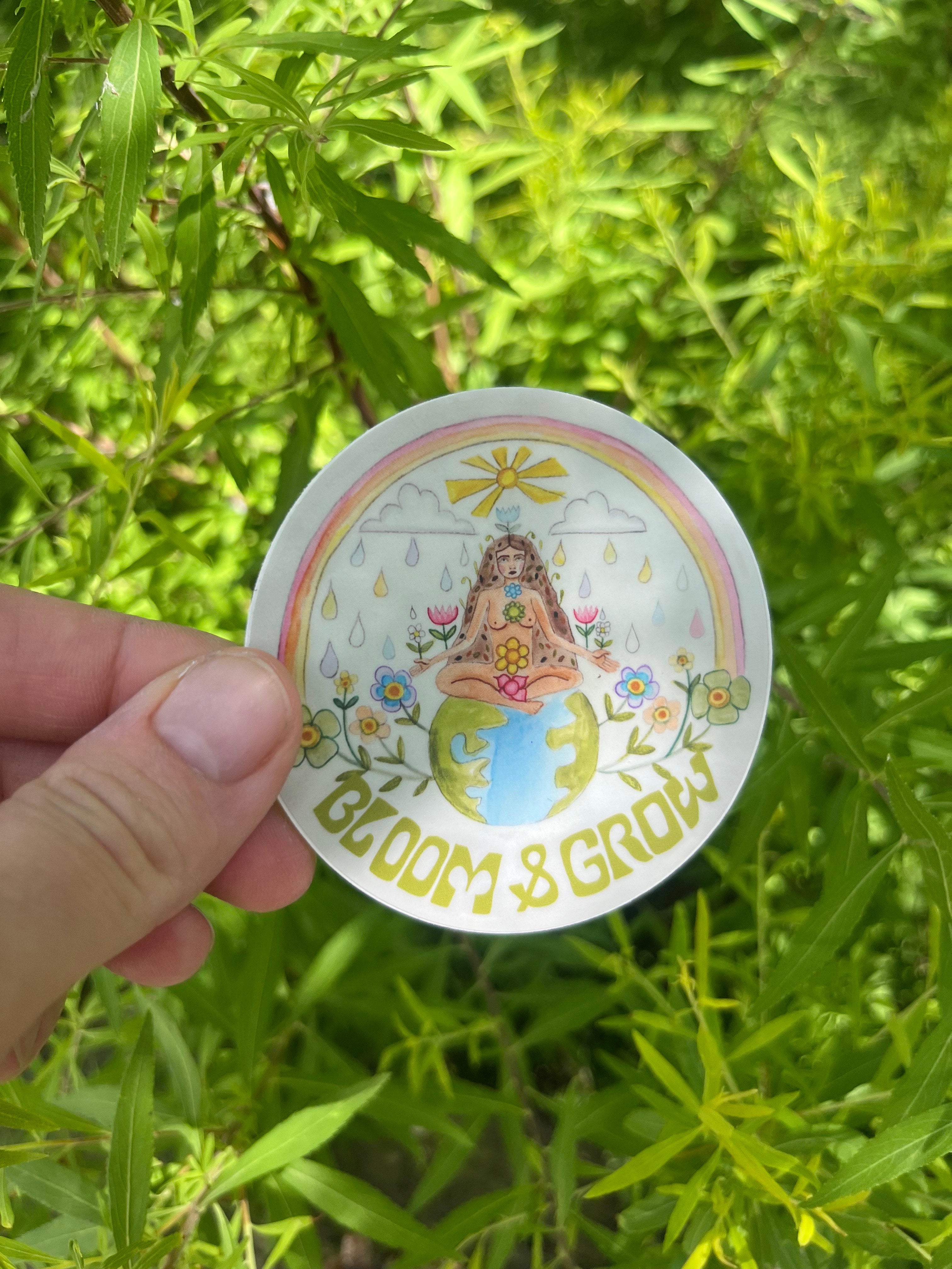 Bloom and Grow Sticker