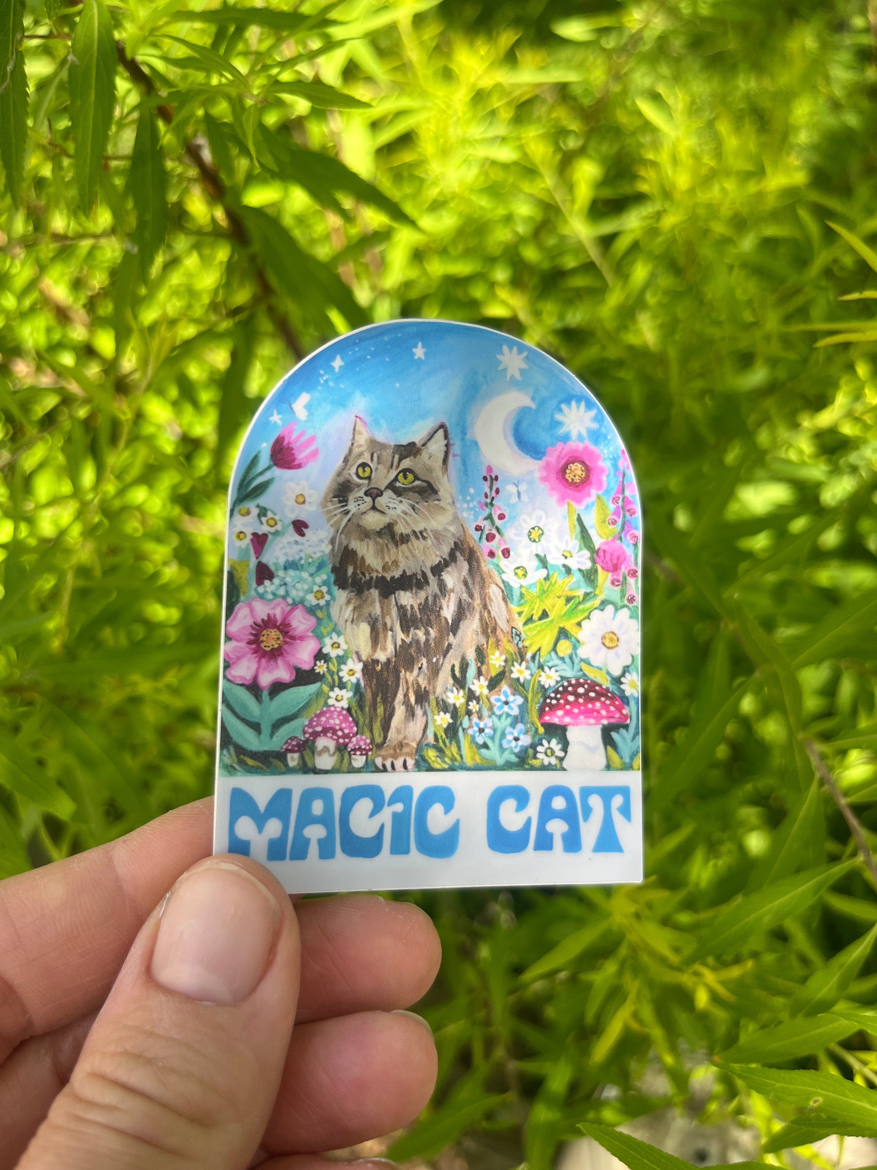 Magic Cat Sticker