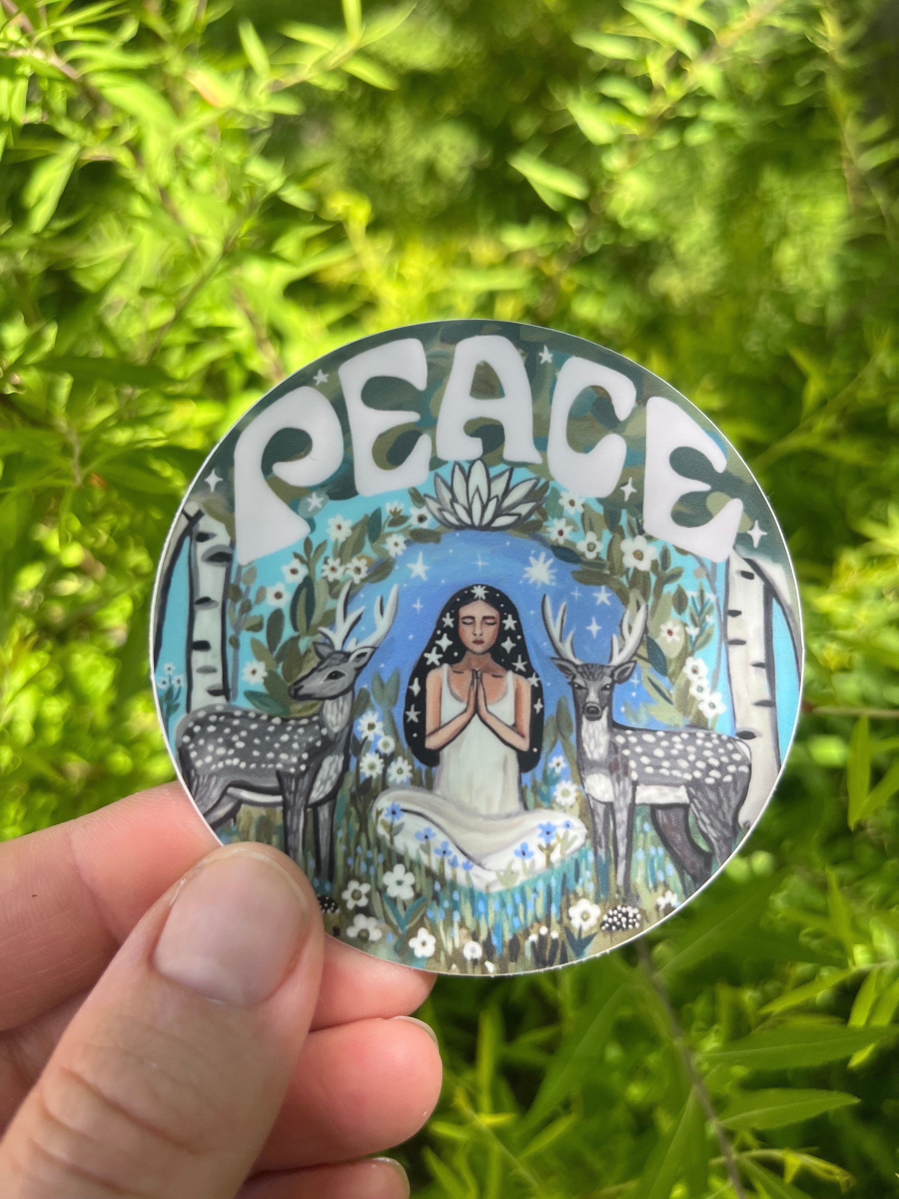 Peace Vinyl Sticker