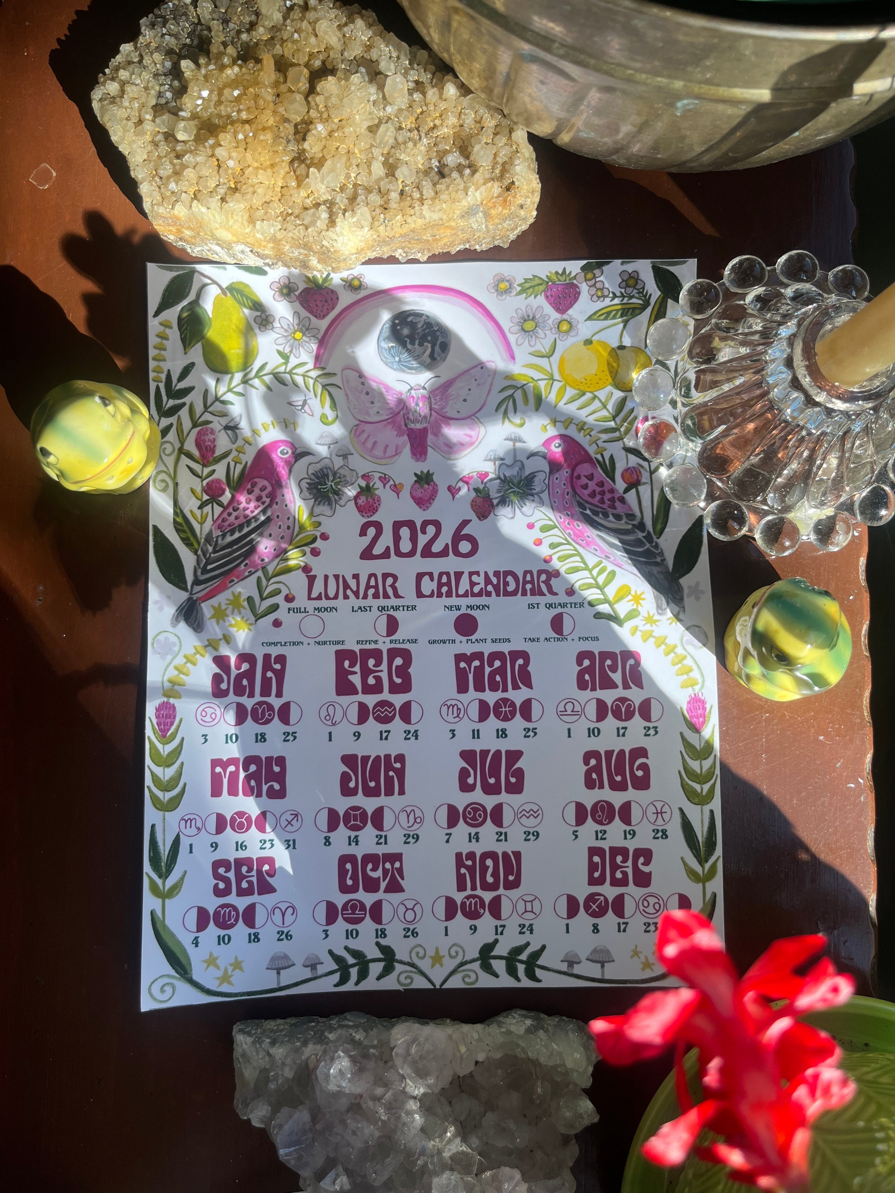 2026 Lunar Bird Calendar