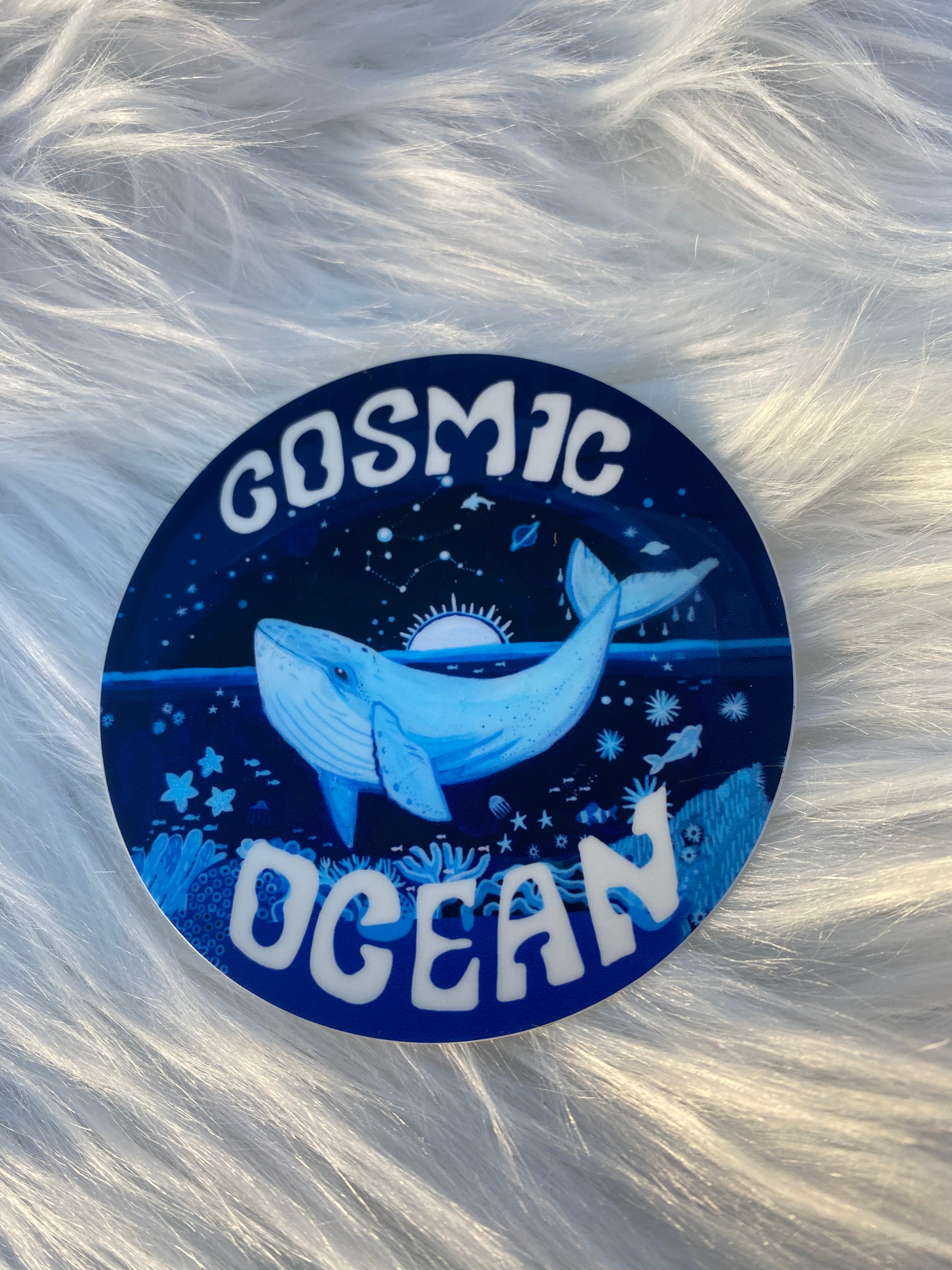 Cosmic Whale Sticker