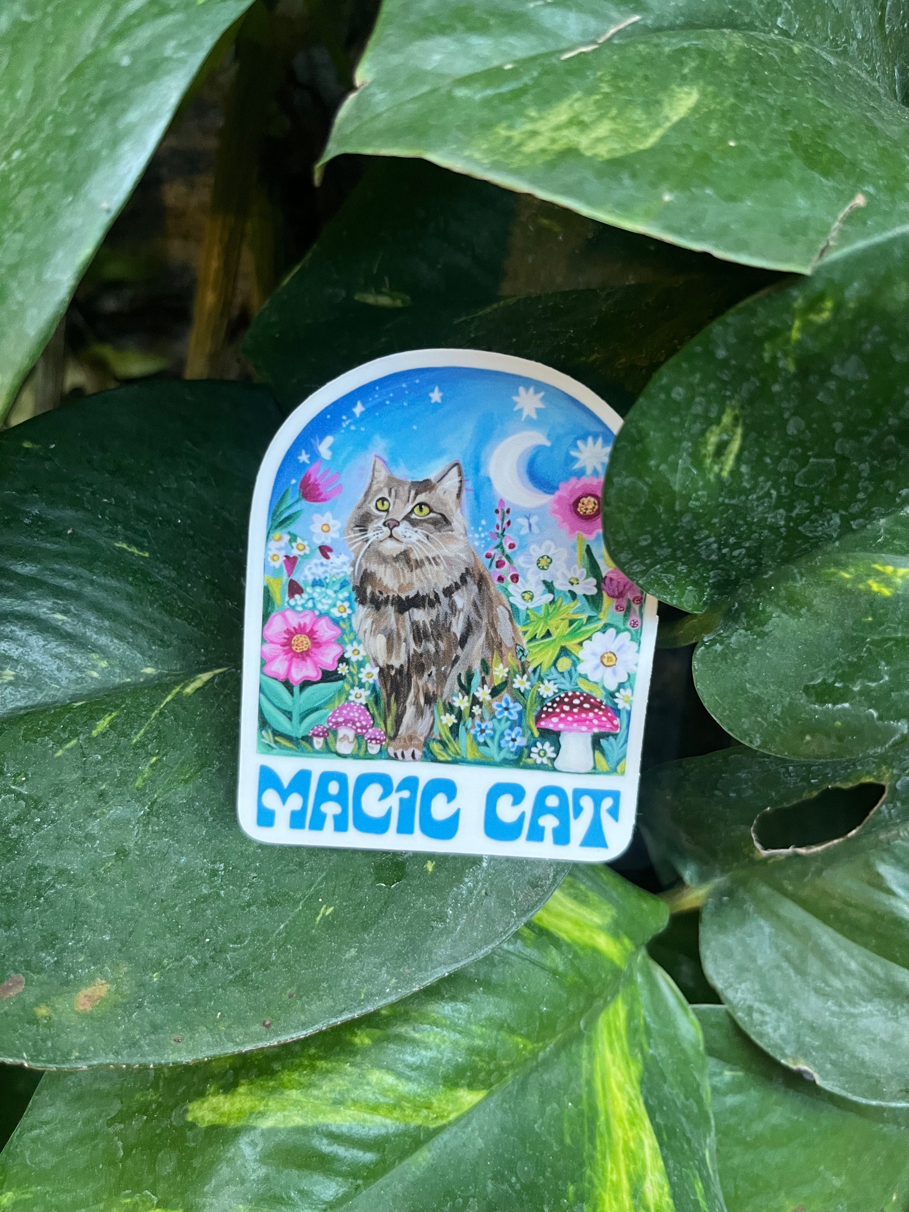 Magic Cat Sticker