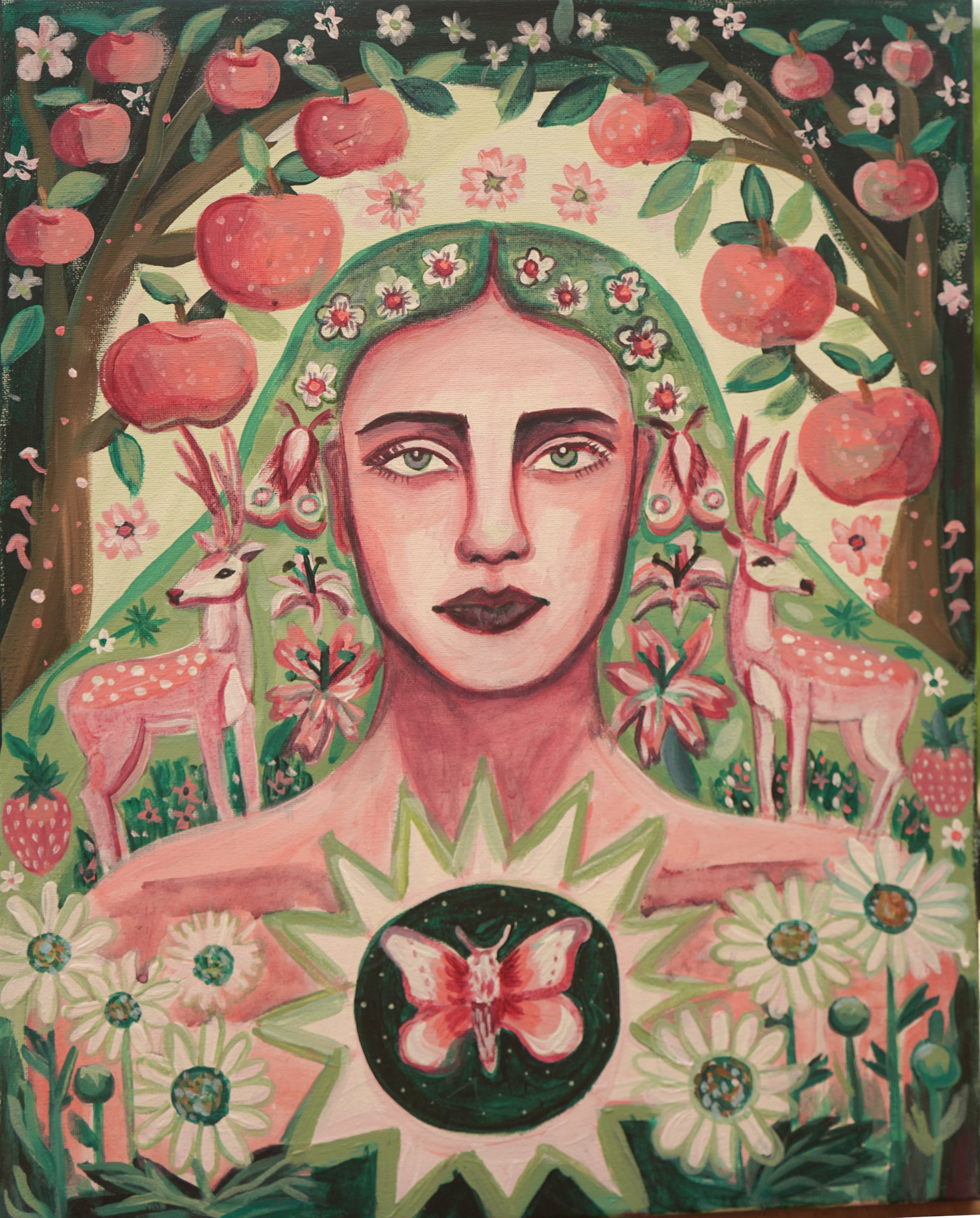 Apple Orchard painting