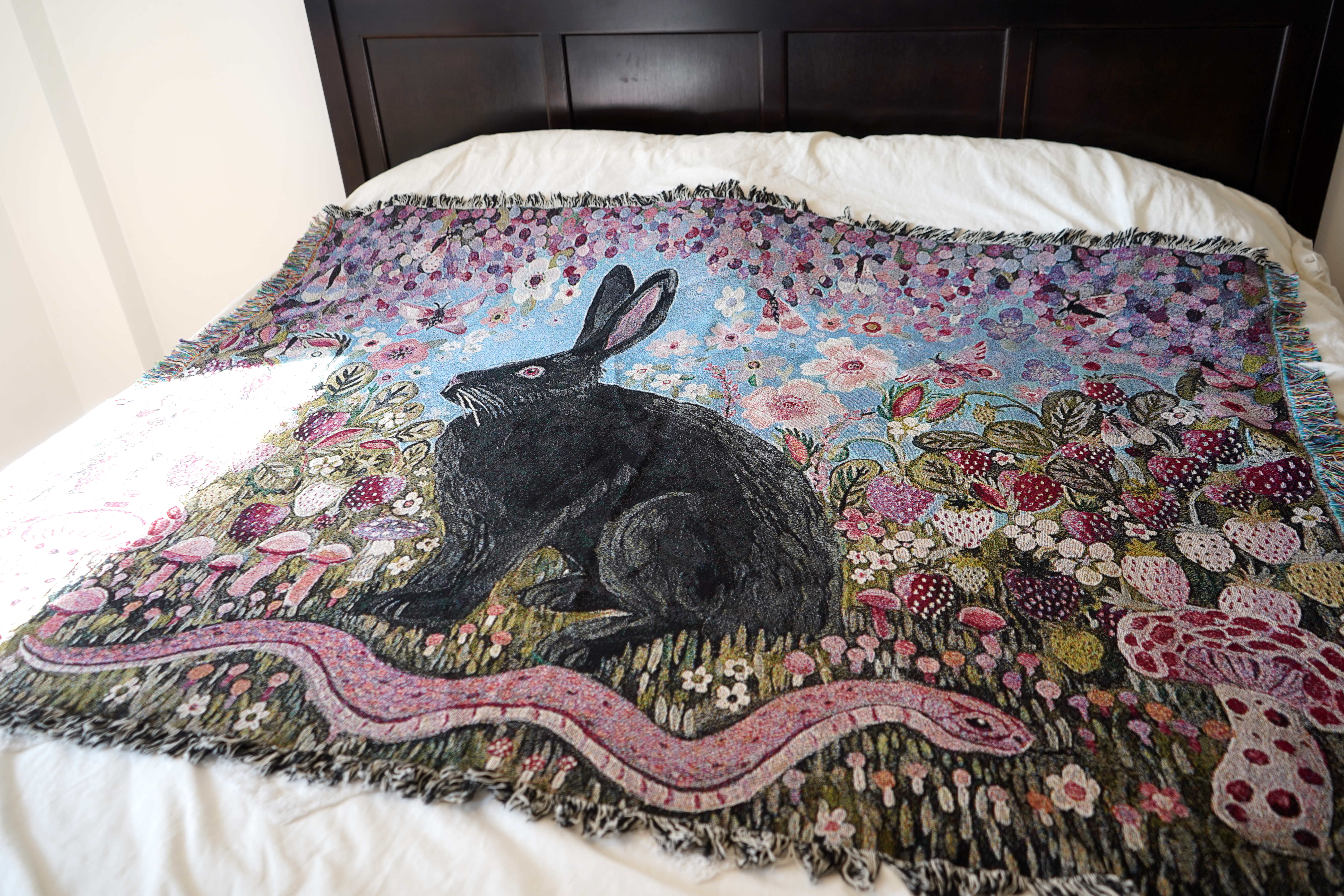 Wild Rabbit Blanket Tapestry