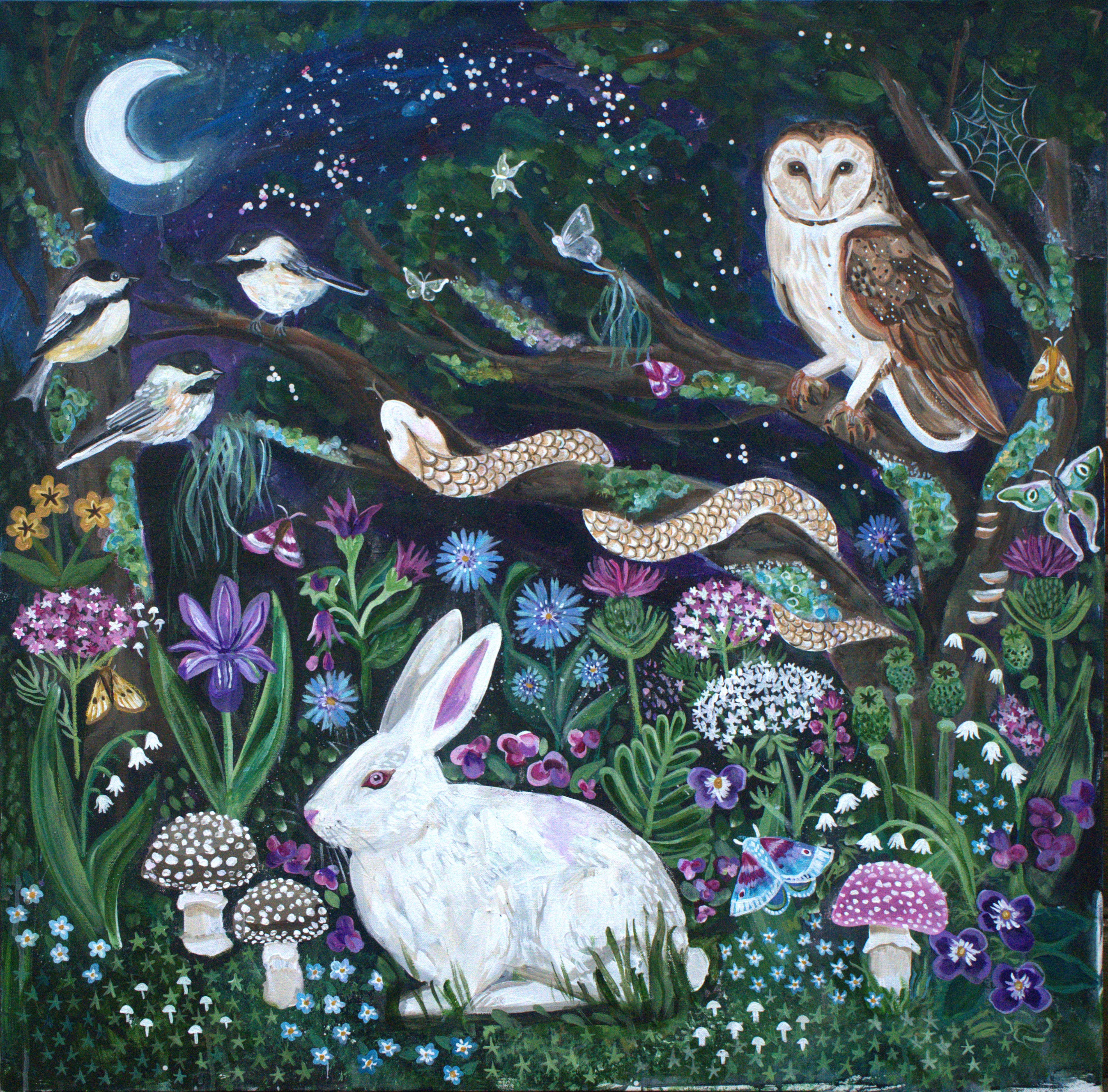 Night Animals paintings