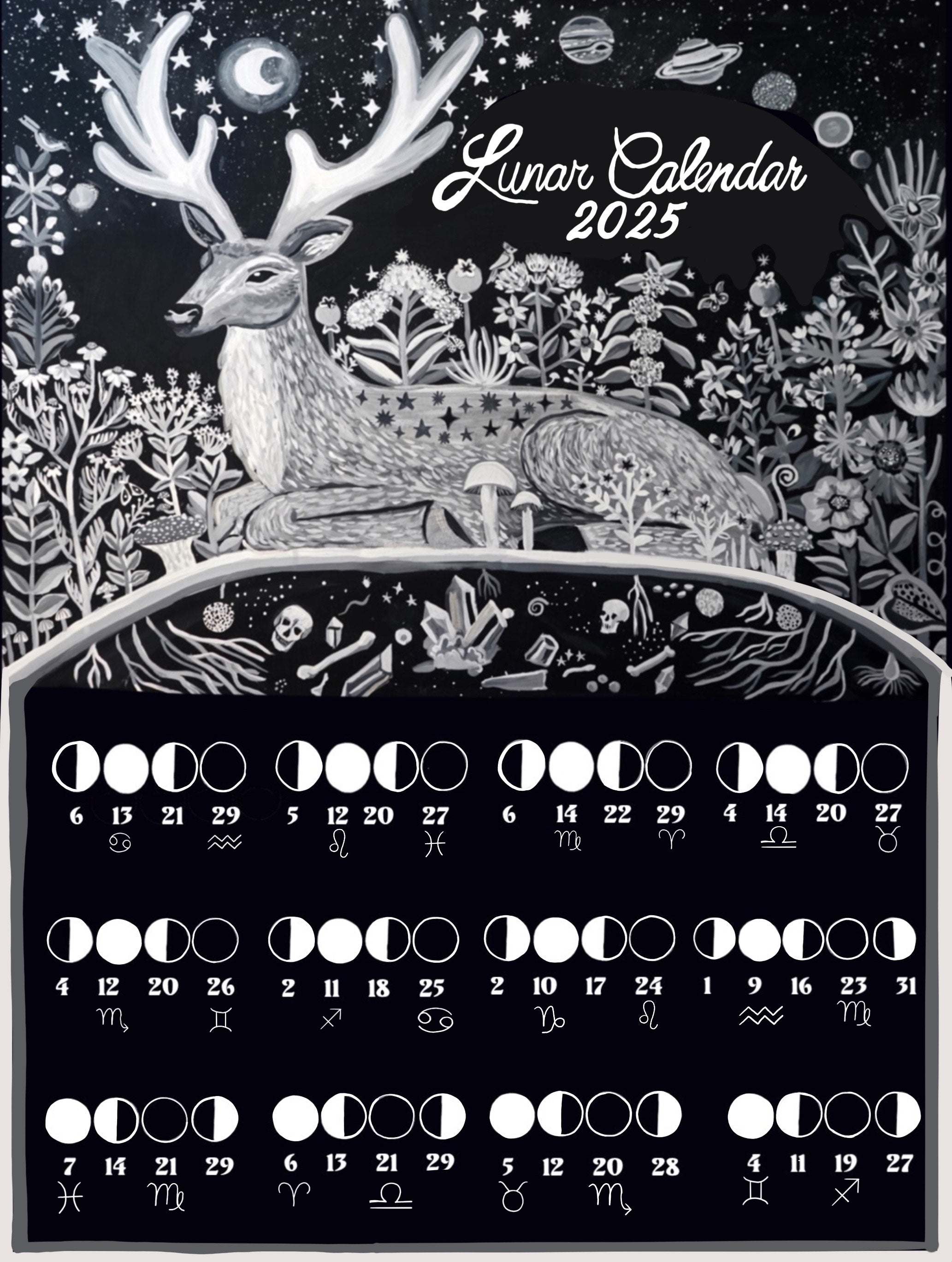 Lunar Calendar 2025 โ Juliana-Lachance