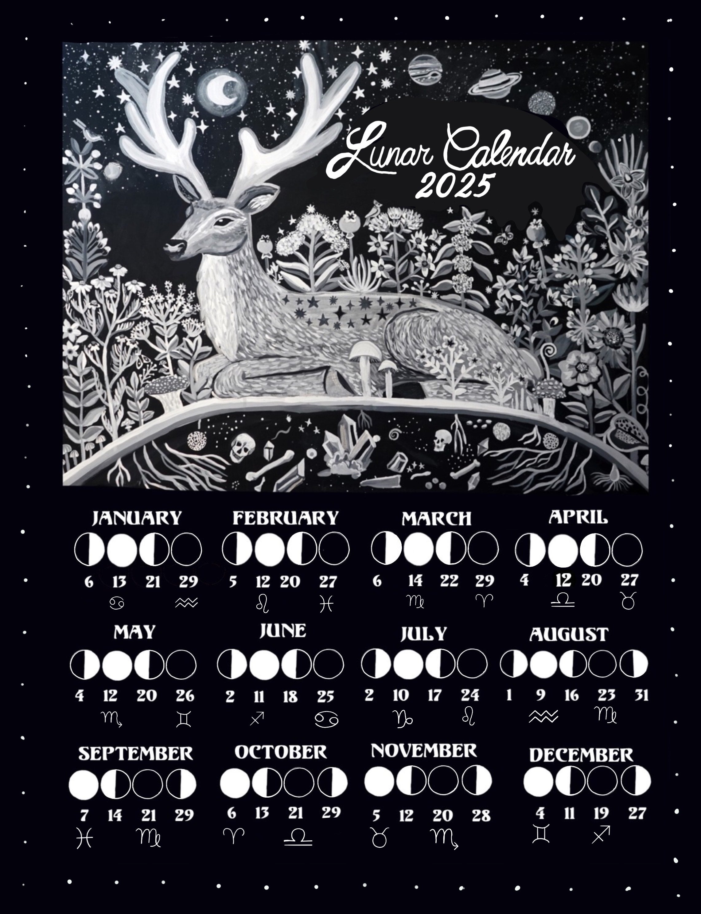 Lunar Calendar 2025 โ Juliana-Lachance