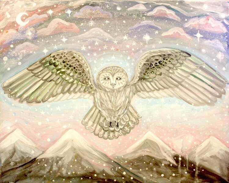 Magical Owl Print