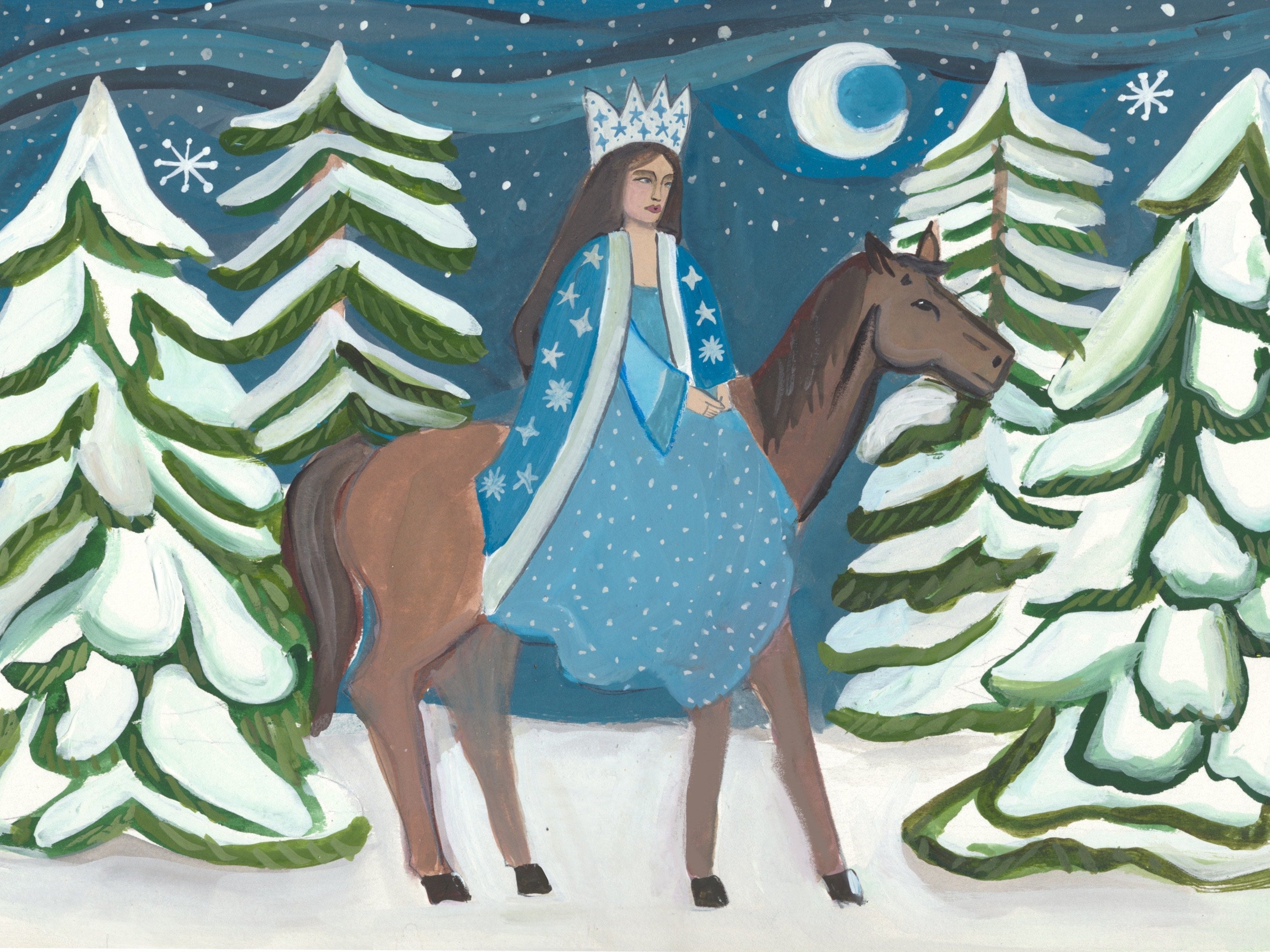 Snow Queen Original Painting