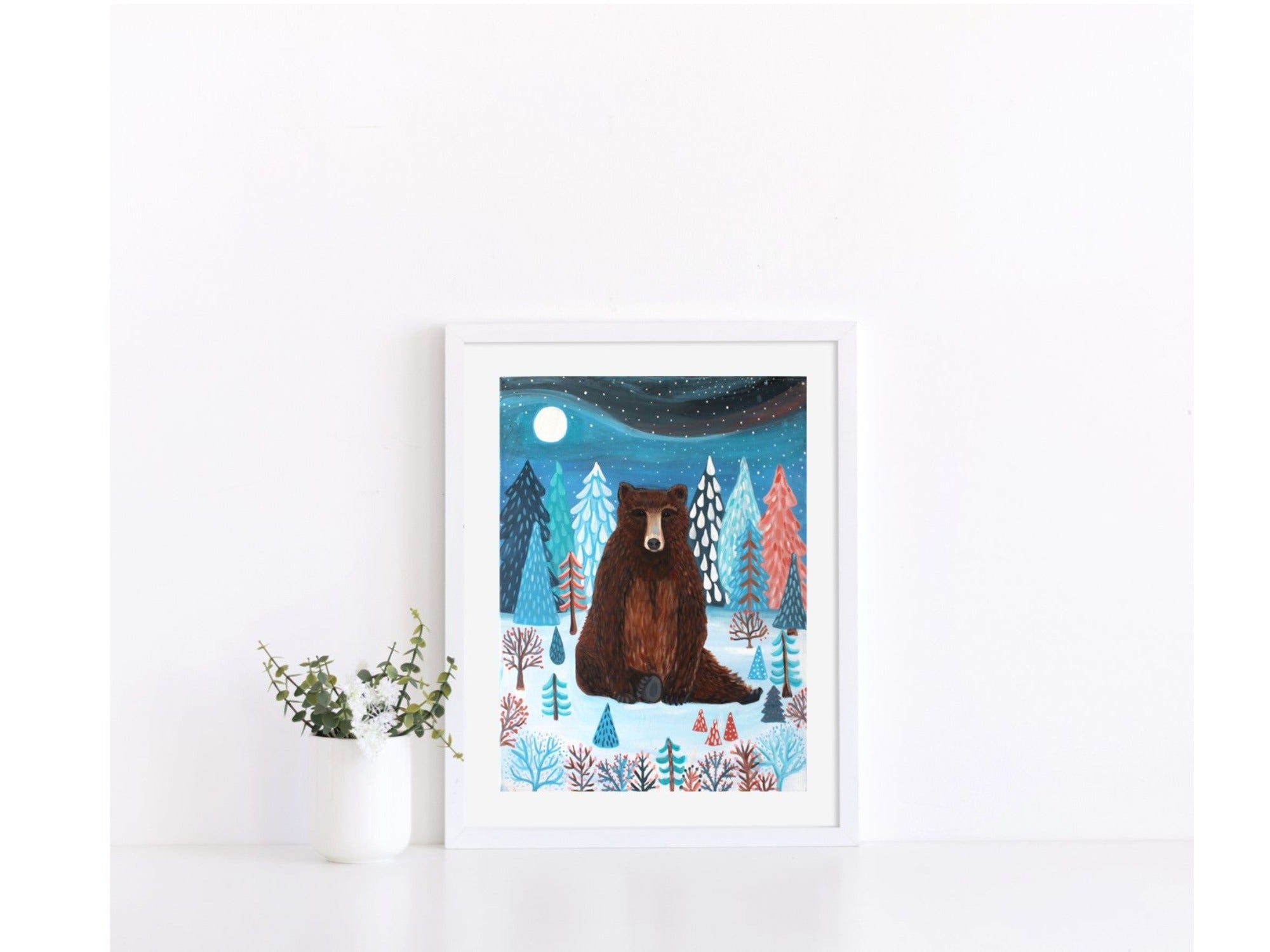 Winter Bear Home Décor Print