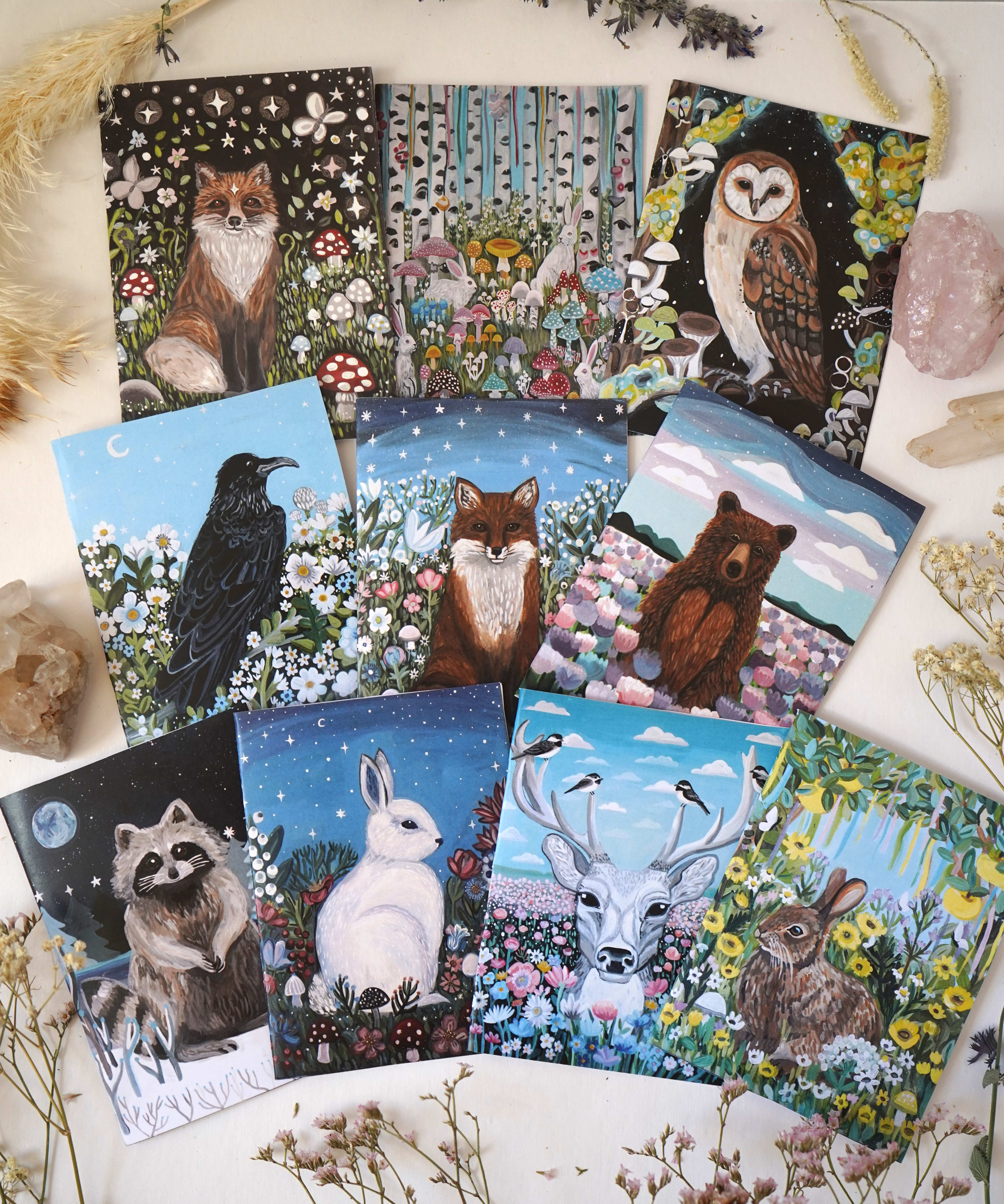 Animal Woodland Card Set