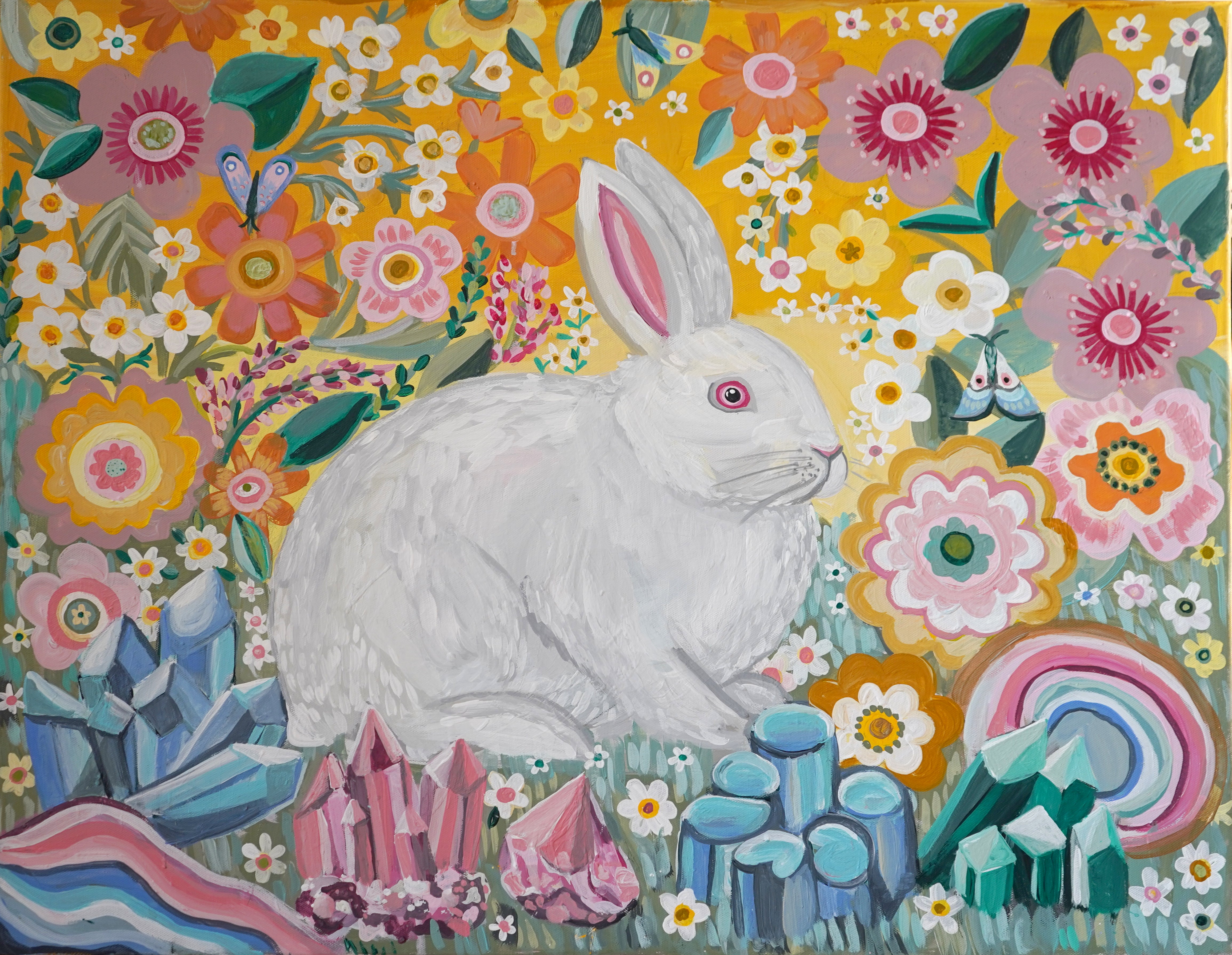 White Rabbit Print